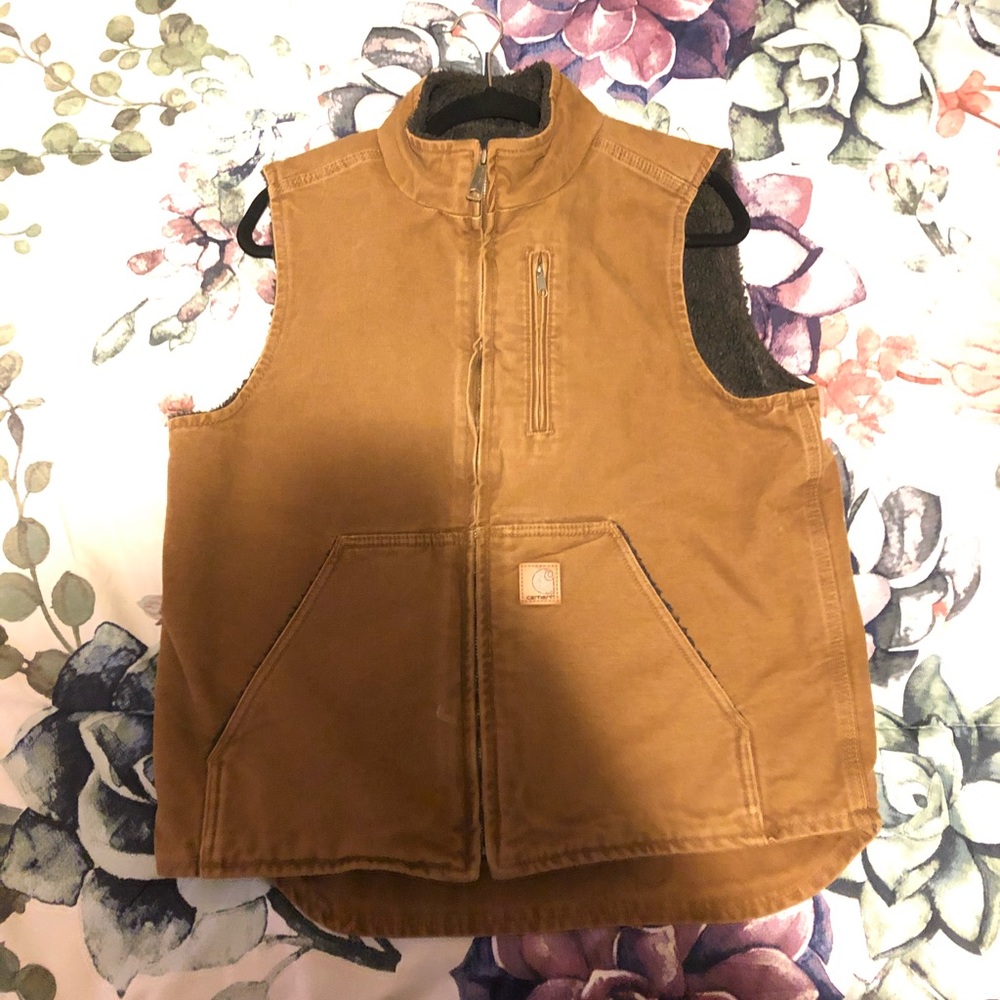 Carhartt Brown Sherpa Vest